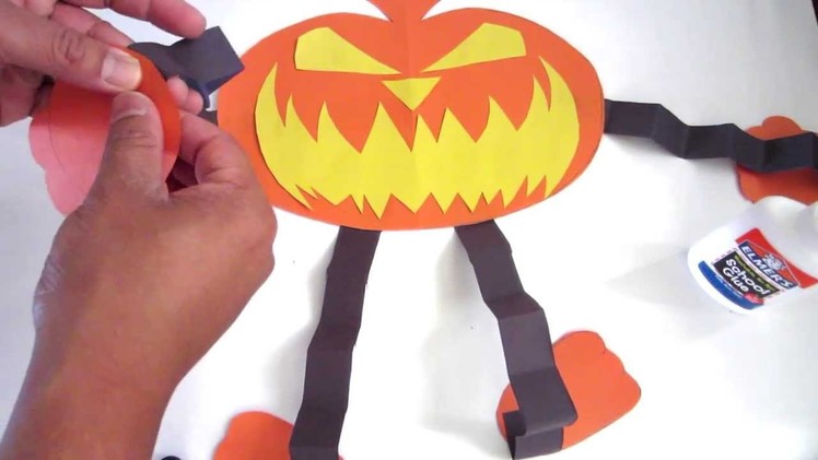 How to make the best Halloween Pumpkin out of Paper - Lana3LW