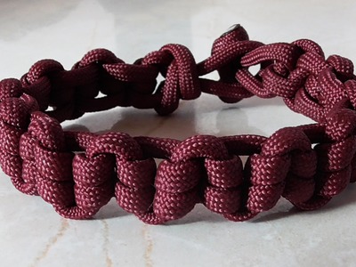 How To Tie An Earthworm Paracord Survival Bracelet Without Buckle