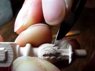Miniature wood carving, part 1