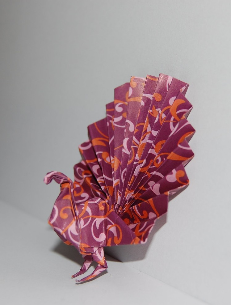 Origami peacock (paw origami)