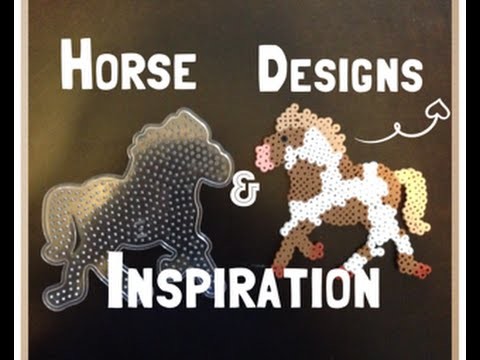 Perler Bead Horse Pegboard Designs and Inspiration!