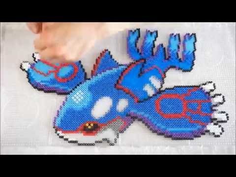 Pokémon KYOGRE - Hama Beads. Perler Beads