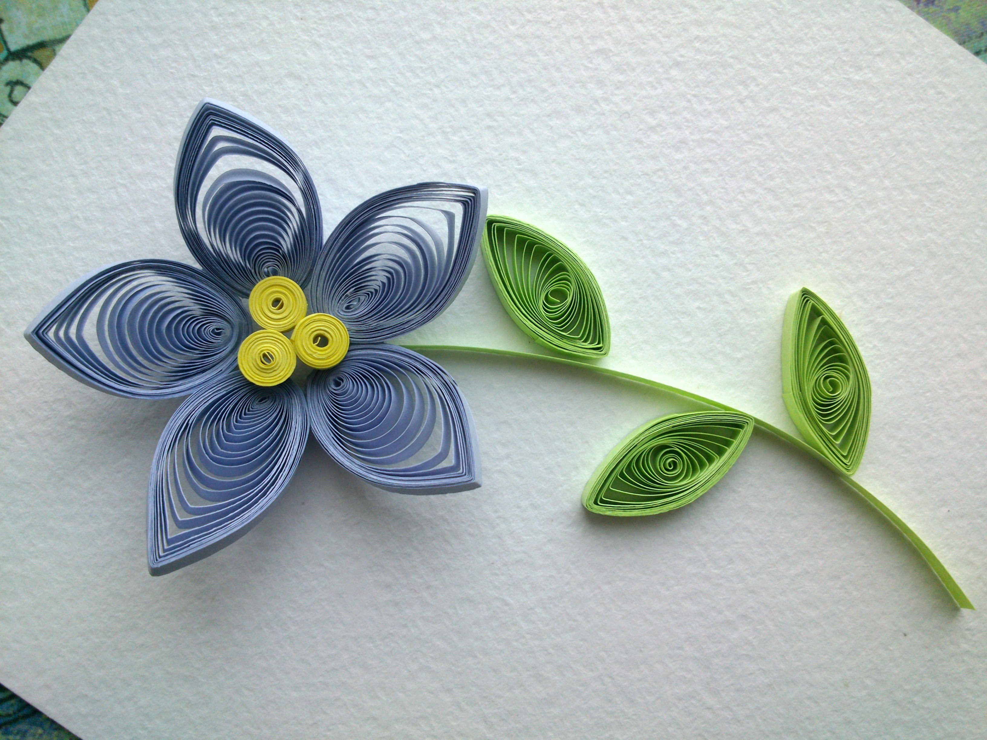 Quilling Flowers Tutorial make a beautiful Quilling flower. Paper art