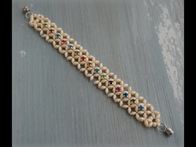 Superduo™ & Montee Beads Diagonal RAW Bracelet Tutorial
