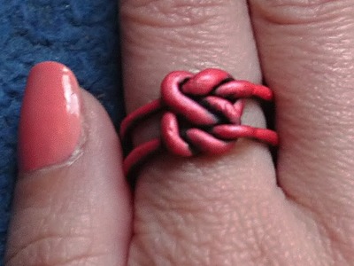 Tutorial: Celtic Heart Ring. Polymer Clay Ring 11
