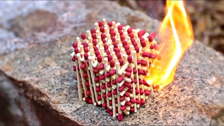 What Happens if You Set Match Cube on Fire
