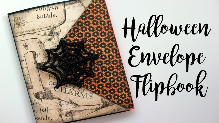 Witchy Halloween Envelope Flipbook. Collab with Halloween Happy | Serena Bee