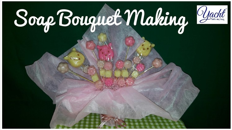 041. Soap Bouquet making - winnie the pooh theme