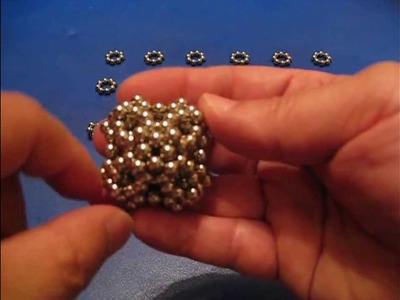 48-ball sphere & extended bridged variation tutorial made out of Zen Magnets