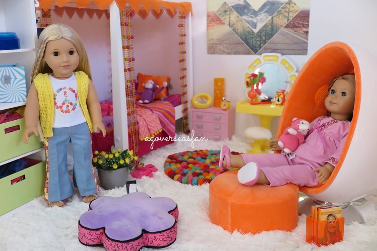 American Girl Doll Julie's Bedroom