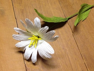 Beautiful Crepe Paper flowers - Flower Making of Crepe Paper - Paper Flower Tutorial