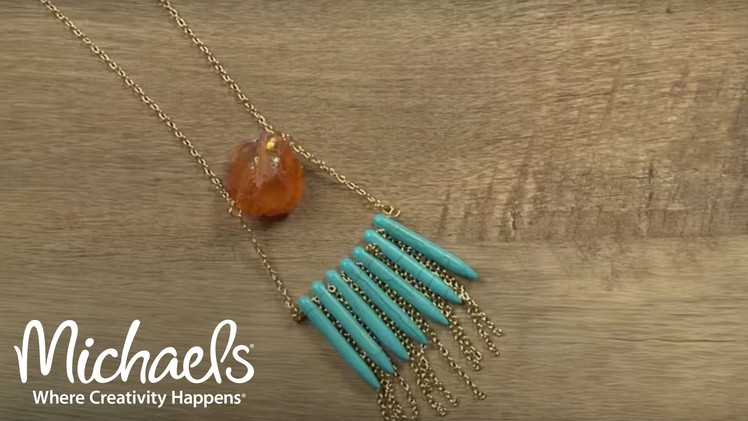 Create Your Own: Crystal Drop Necklace | Michaels