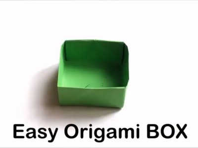 Easy Origami Box - Origami Tutorial for Beginners | Craft Haven