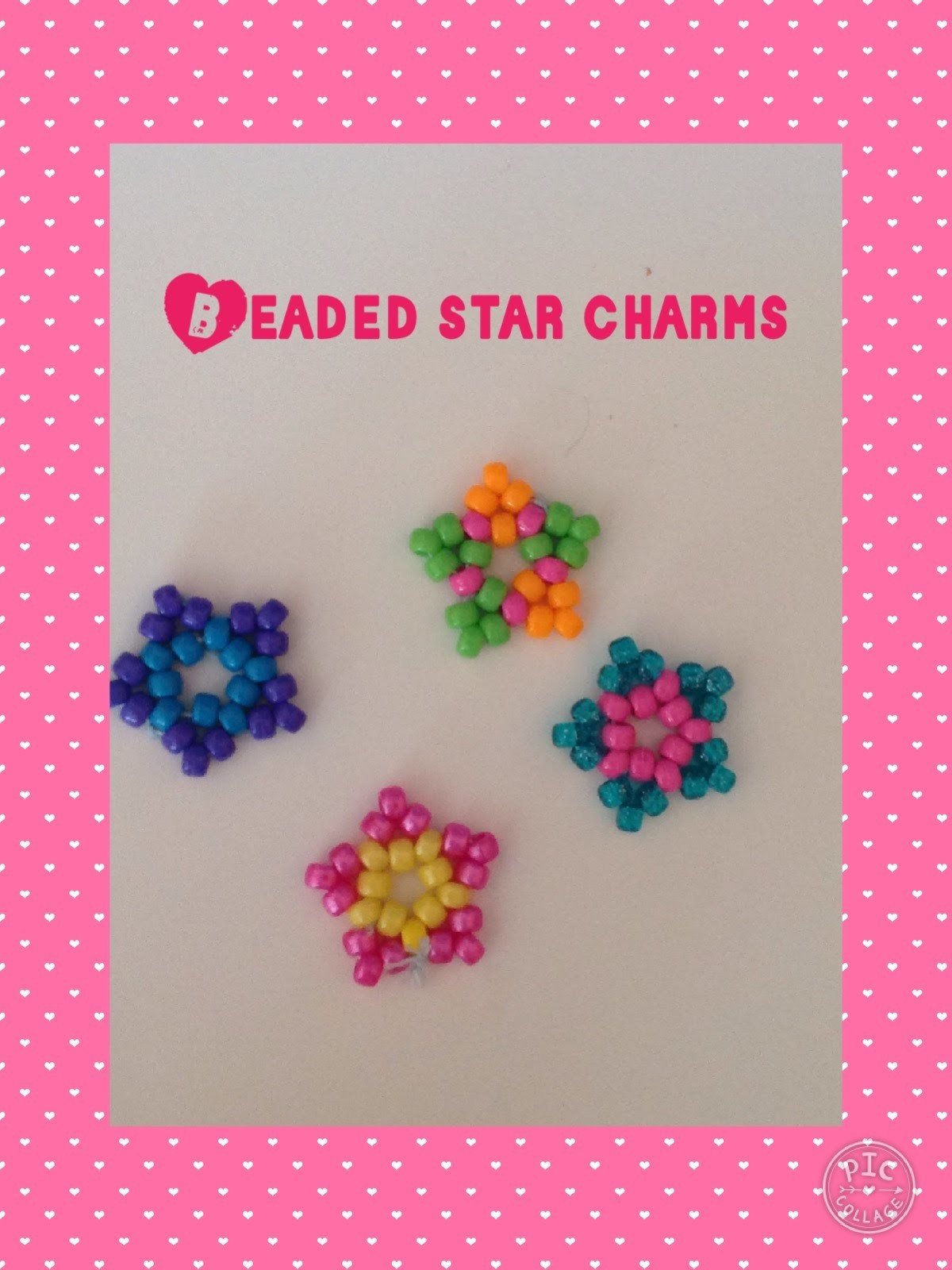 Easy Pony Bead Star Charm