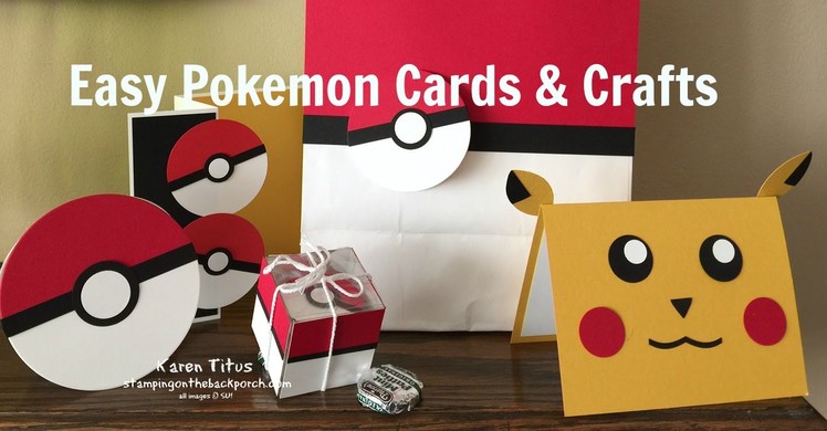 Easy to Make Pokemon Cards & Crafts! #1