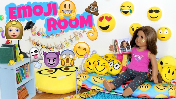 Emoji Doll Bedroom | American Girl Doll Room Tour