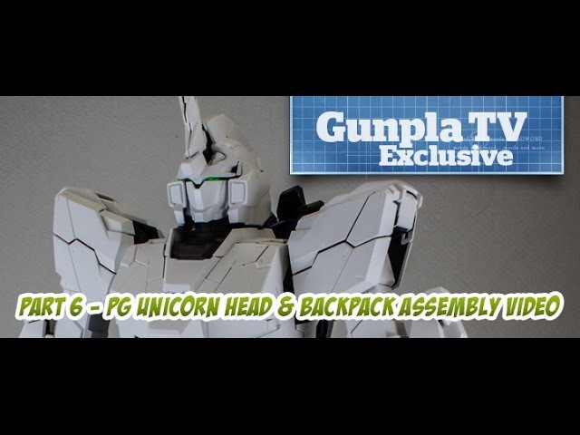 Gunpla TV Exclusive – Part 6 – PG Unicorn Gundam Head, Backpack, and Body Assembly - Hlj.com