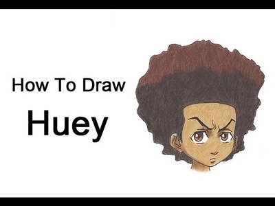 How to Draw Huey Freeman (The Boondocks)