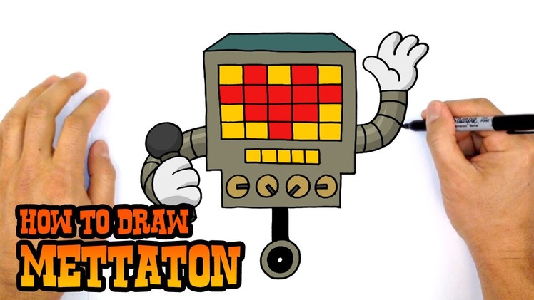 How to Draw Mettaton (Undertale)- Kids Art Lesson