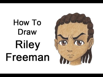How to Draw Riley Freeman (The Boondocks)