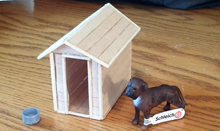 How To Make A Schleich Dog House. Kennel