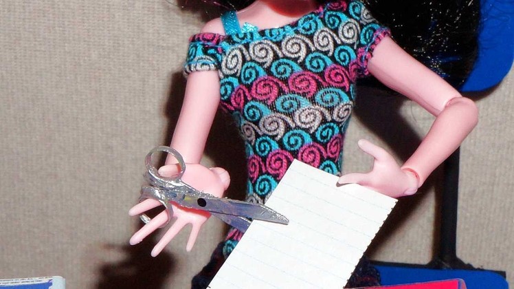 How to make a scissors for doll (Monster High, MLP, EAH, Barbie, etc)