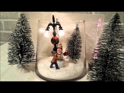 Miniature Christmas Village - easy 2014