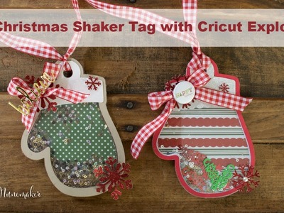 Mitten Shaker Tag with the Cricut Explore