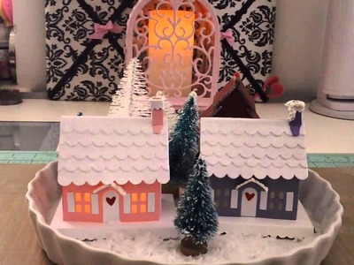 My Christmas Village and Little Christmas Tree