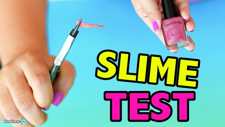 Nail Polish Slime Test - Smallest Nail Polish Slime I have Ever Made ! is It Worth It ?