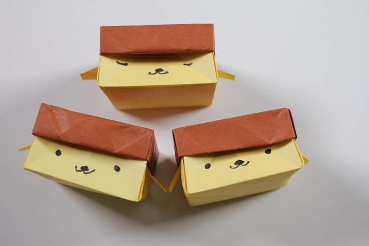 Origami Character Purin Box