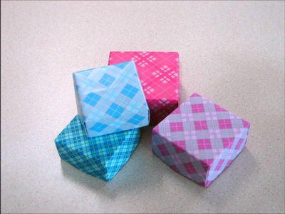 Origami- Masu box from Rectangular Sheet