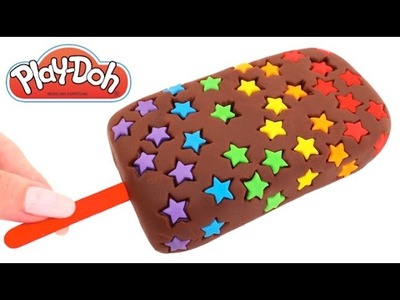 Play-Doh How to Make a Rainbow Star Popsicle Creative DIY For Kids RainbowLearning
