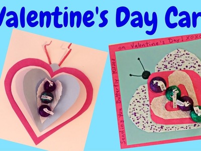Valentine's Day: Butterfly Kisses Valentine Cards Craft for Kids