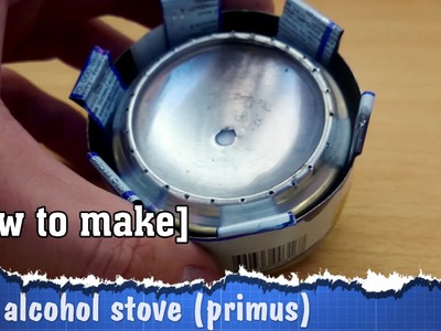 DIY alcohol stove made of soda cans