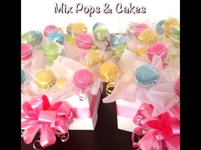DIY Cakepops display gift box