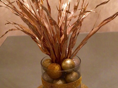 DIY with @fancienanc Gold Table Centerpiece