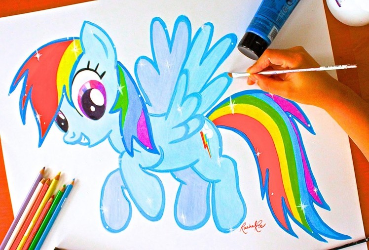 Drawing: RAINBOW DASH | My Little Pony | EASY & BUDGET