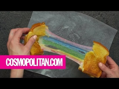 How to Make a Rainbow Grilled Cheese | Cosmopolitan