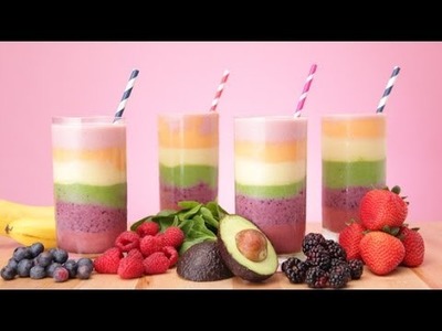 How to Make a Rainbow Smoothie