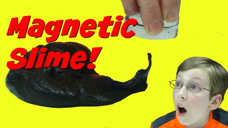 How To Make Magnetic Slime - DIY Science Experiment | CollinTV