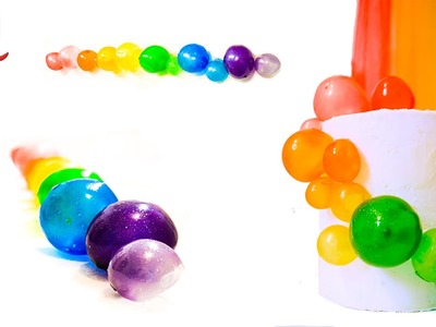 How to make Rainbow Gelatin Bubbles