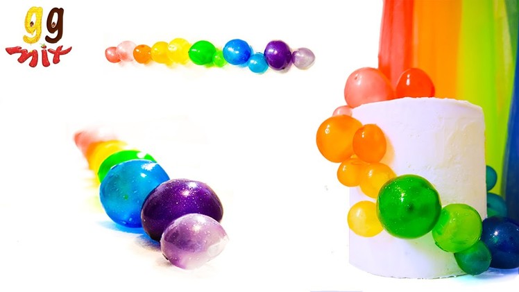 How to make Rainbow Gelatin Bubbles