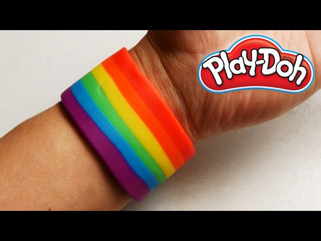 Play Doh Rainbow Bracelet