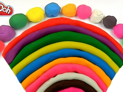 Play Doh Rainbow ☀ How To Make Playdough Rainbow