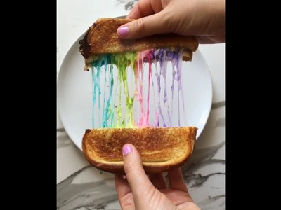 Rainbow Grilled Cheese Stretch