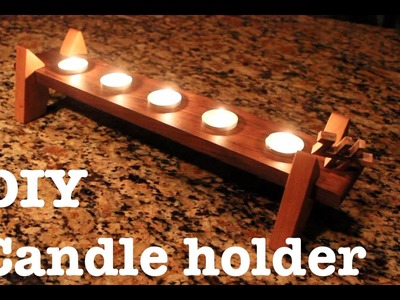 Simple DIY candle holder