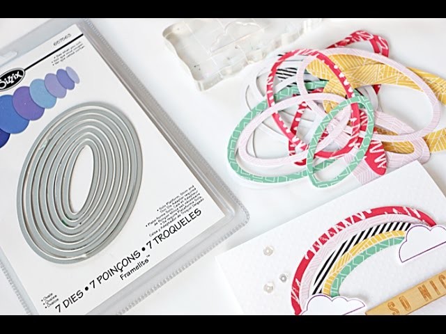 Sizzix Video: Rainbow Card