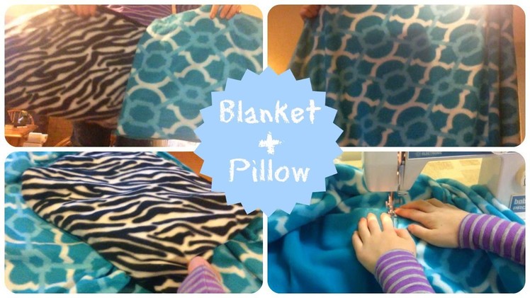 2 IN 1! Blanket + Pillow!