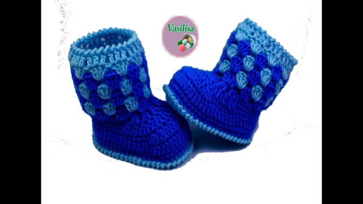 Baby booties crochet for beginners